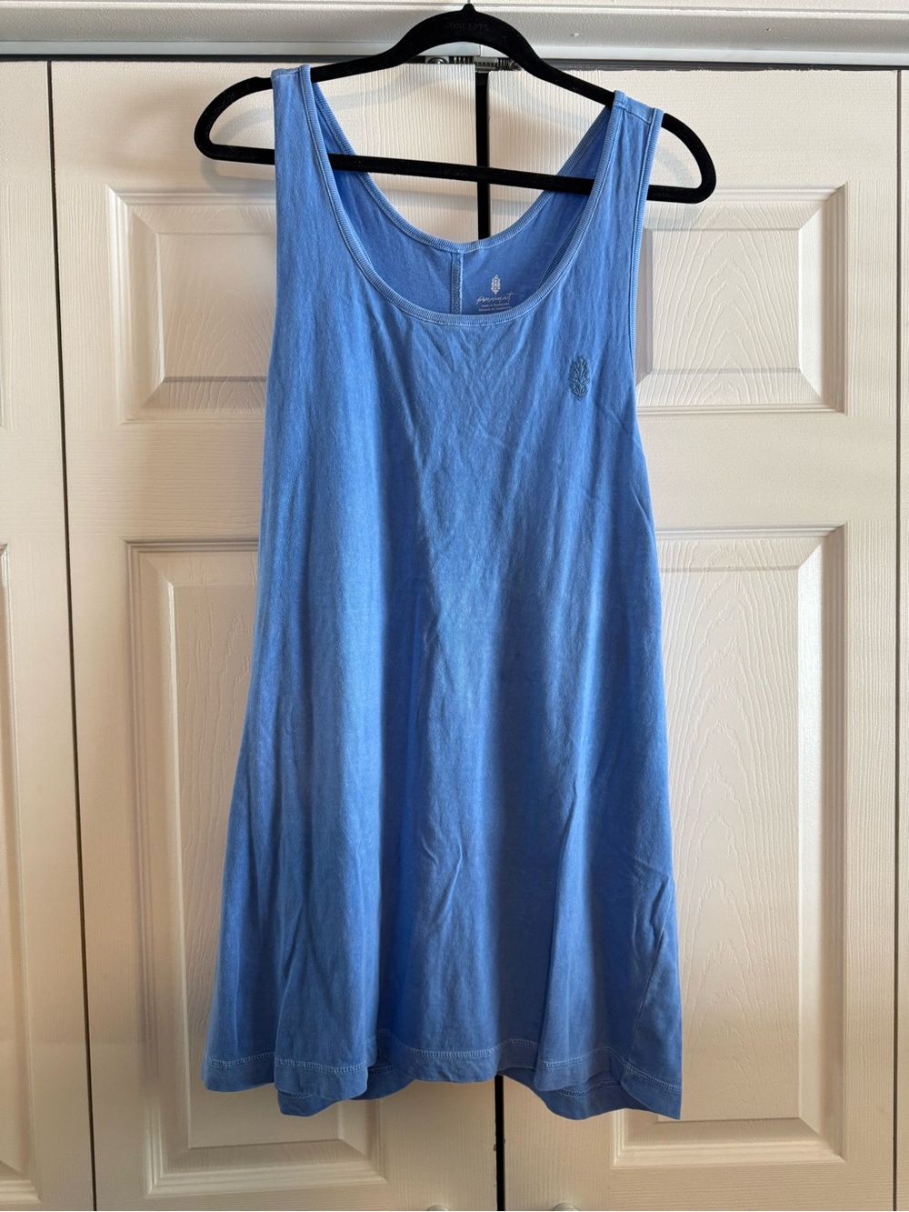 Free people Rundown tank blue